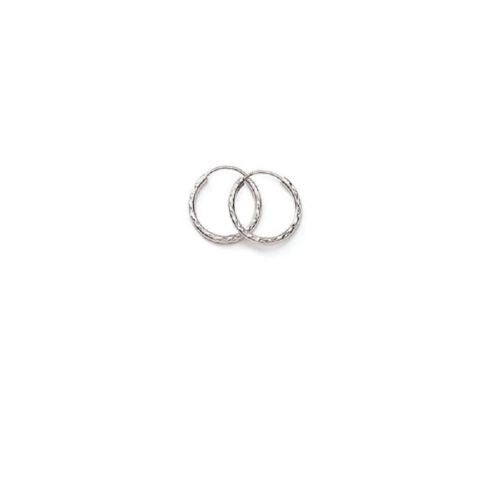 Sterling Silver Hoops Endless Hoop Hoops Earrings Sleeper 2x25mm