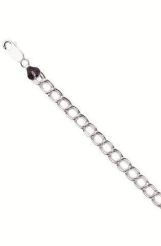 Sterling Silver Charm Link Bracelet 8" Sale...