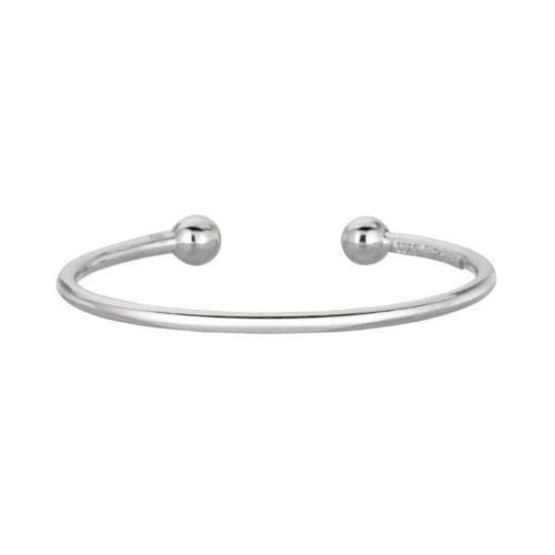 Sterling Silver Kids Children Bangle Bracelet 5 1/2"
