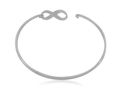 Ritastephens Sterling Silver Mariner Knot Designer-Inspired Nautical Bangle – 7 Inches, Elegant Maritime-Inspired Jewelry