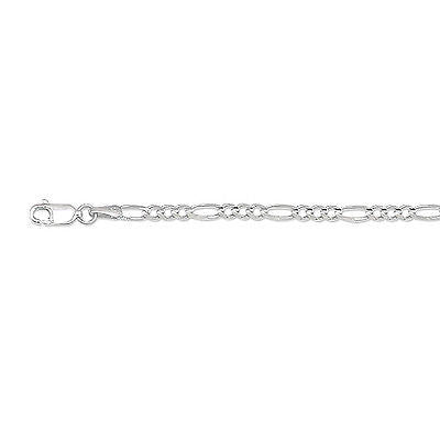 Ritastephens Sterling Silver Figaro Anklet 10 Inches – Elegant 3mm Chain Ankle Bracelet for Stylish Footwear