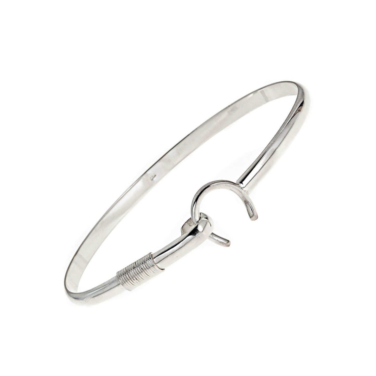 Ritastephens Sterling Silver Horseshoe Bangle Cuff Bracelet 7.5 Inches – Elegant, Classic Design with Timeless Appeal