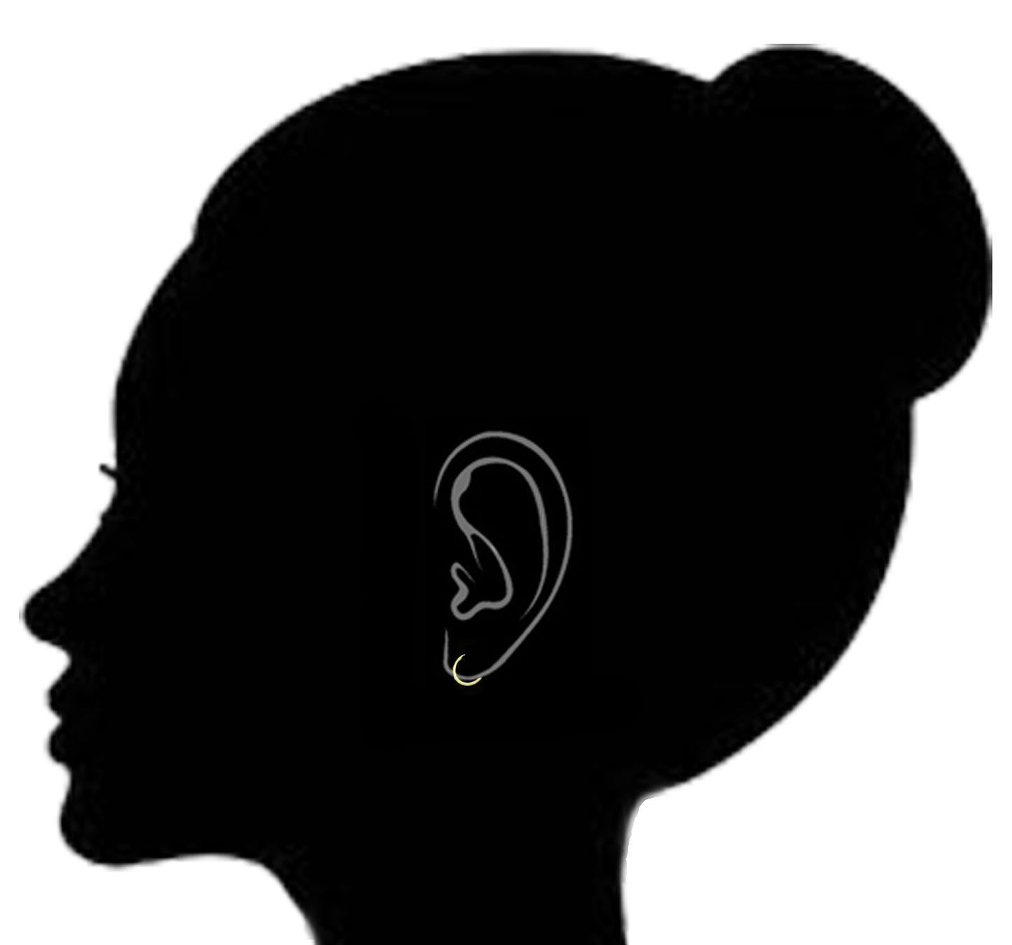 Ritastephens Gold Filled Endless Hoop Earrings – 11mm Continuous Tube Hoops, Elegant and Classic Gold Filled Hoops, Sleek Minimalist Design for Everyday Wear, Timeless Small Gold Hoops