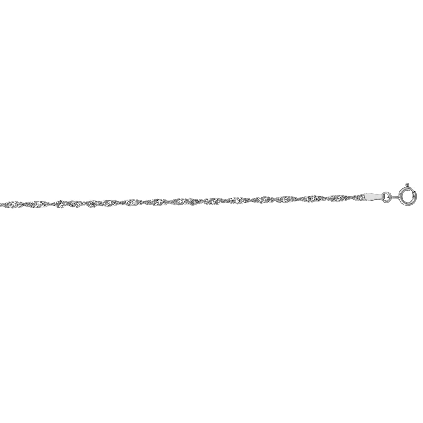 Ritastephens Elegant 11-Inch Sterling Silver Anklet – Delicate 1.7mm Sparkling Chain, Classic and Trendy Fashion Design, High-Quality Silver Jewelry