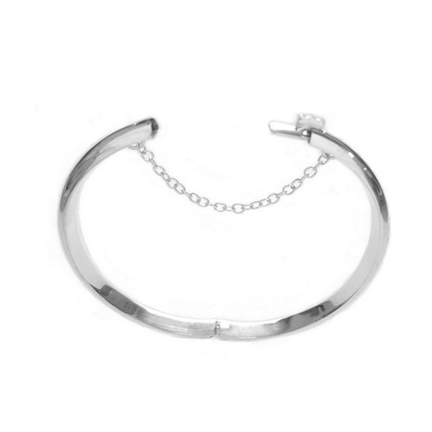 Ritastephens Children's Sterling Silver Engraved Baby Bangle Bracelet for Kids – 5.5 Inches, Personalized and Elegant Jewelry