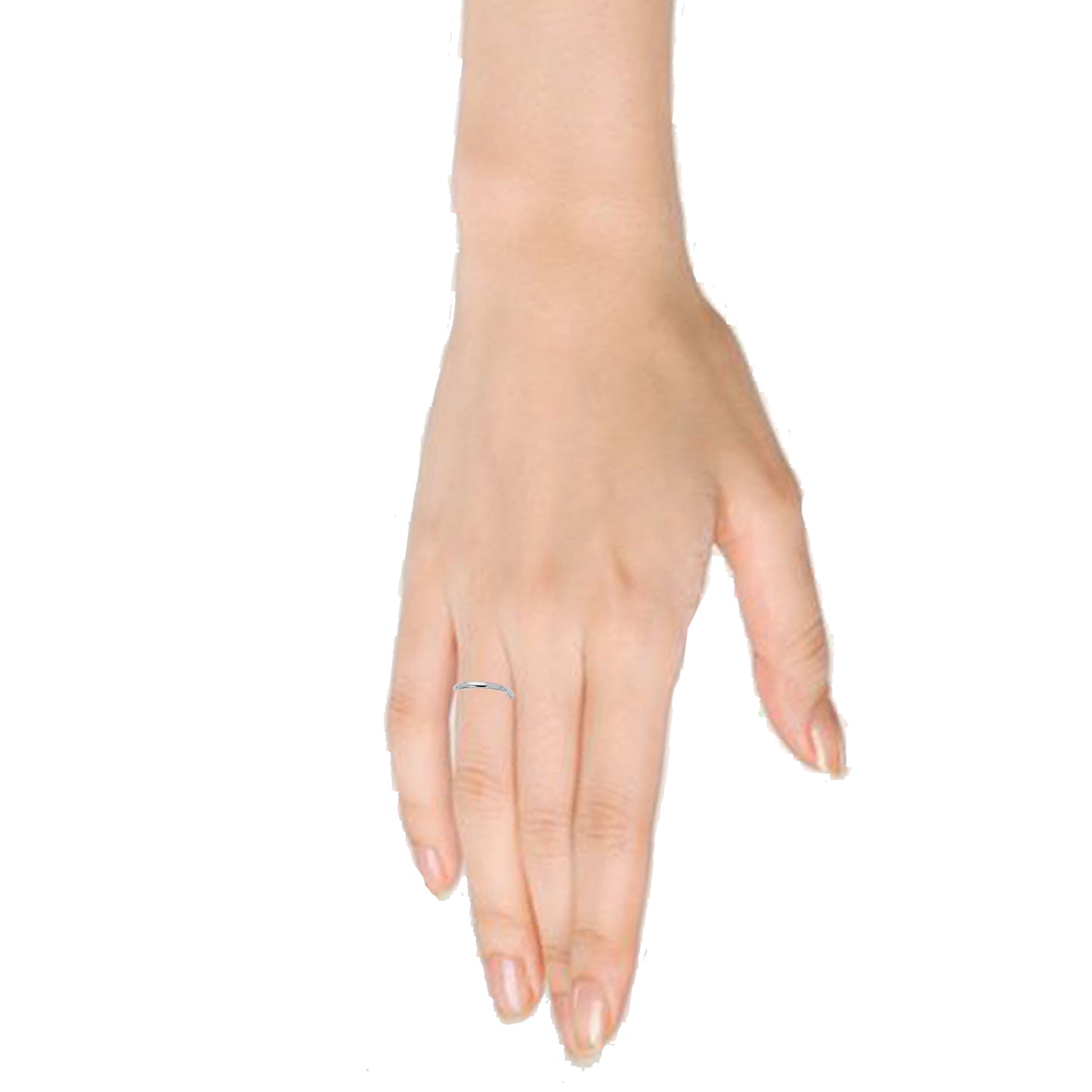 Ritastephens Elegant 14K Solid White Gold Adjustable Toe Ring with a Shiny Finish – Classic and Sophisticated Foot Jewelry, Timeless Design with a Polished Look