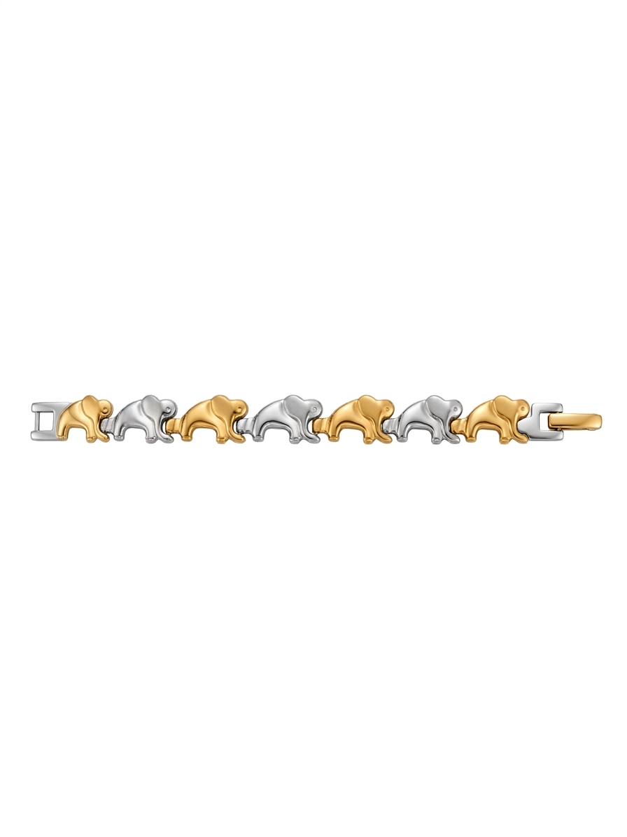 Elephant Jewelry Set – Necklace & Bracelet – Stainless Steel Lucky Elephant Gift