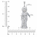 La Santa Muerte 925 Sterling Silver Pendant