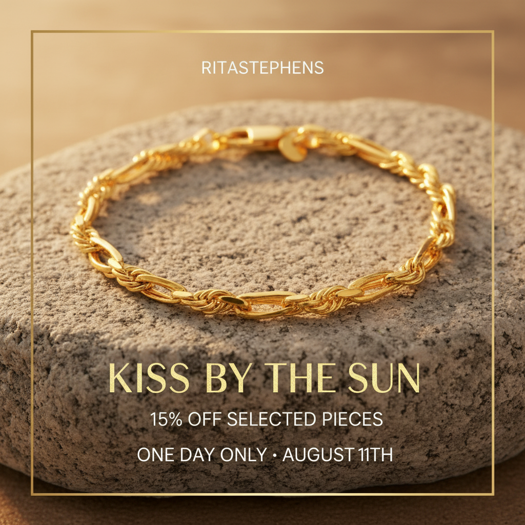 Kiss By The Sun Bracelet Banner