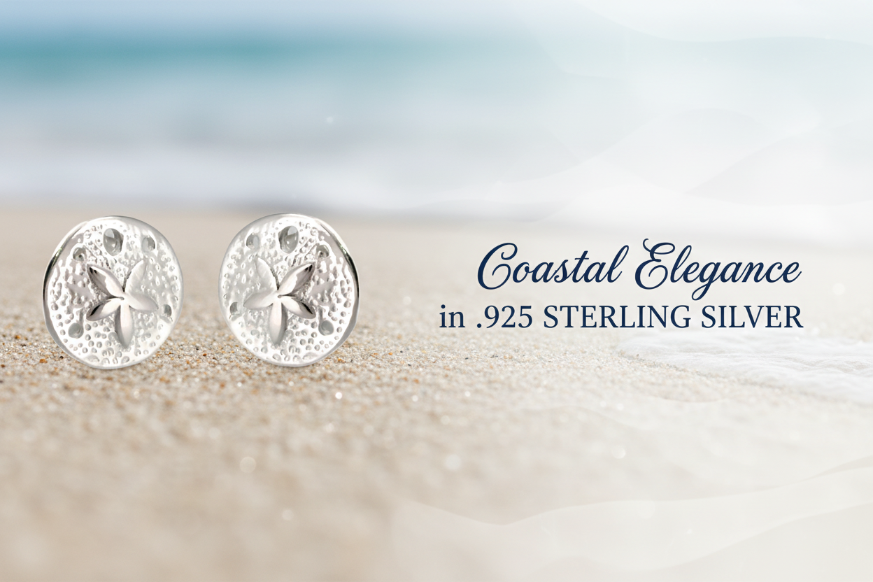 Sand Dollar Earrings Hero Banner - Corrected
