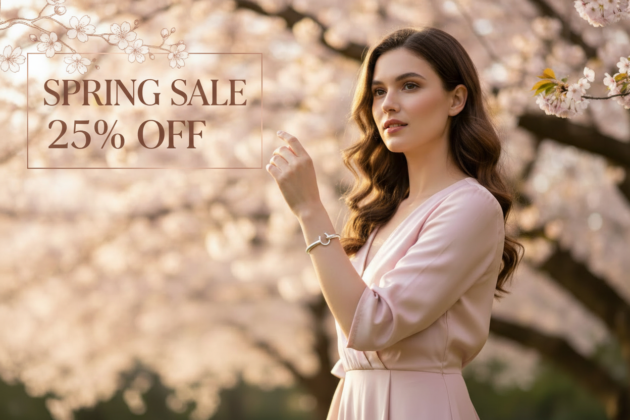 Spring Sale 25% Off Banner