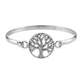 Tree of Life Bangle Bracelet | 925 Sterling Silver