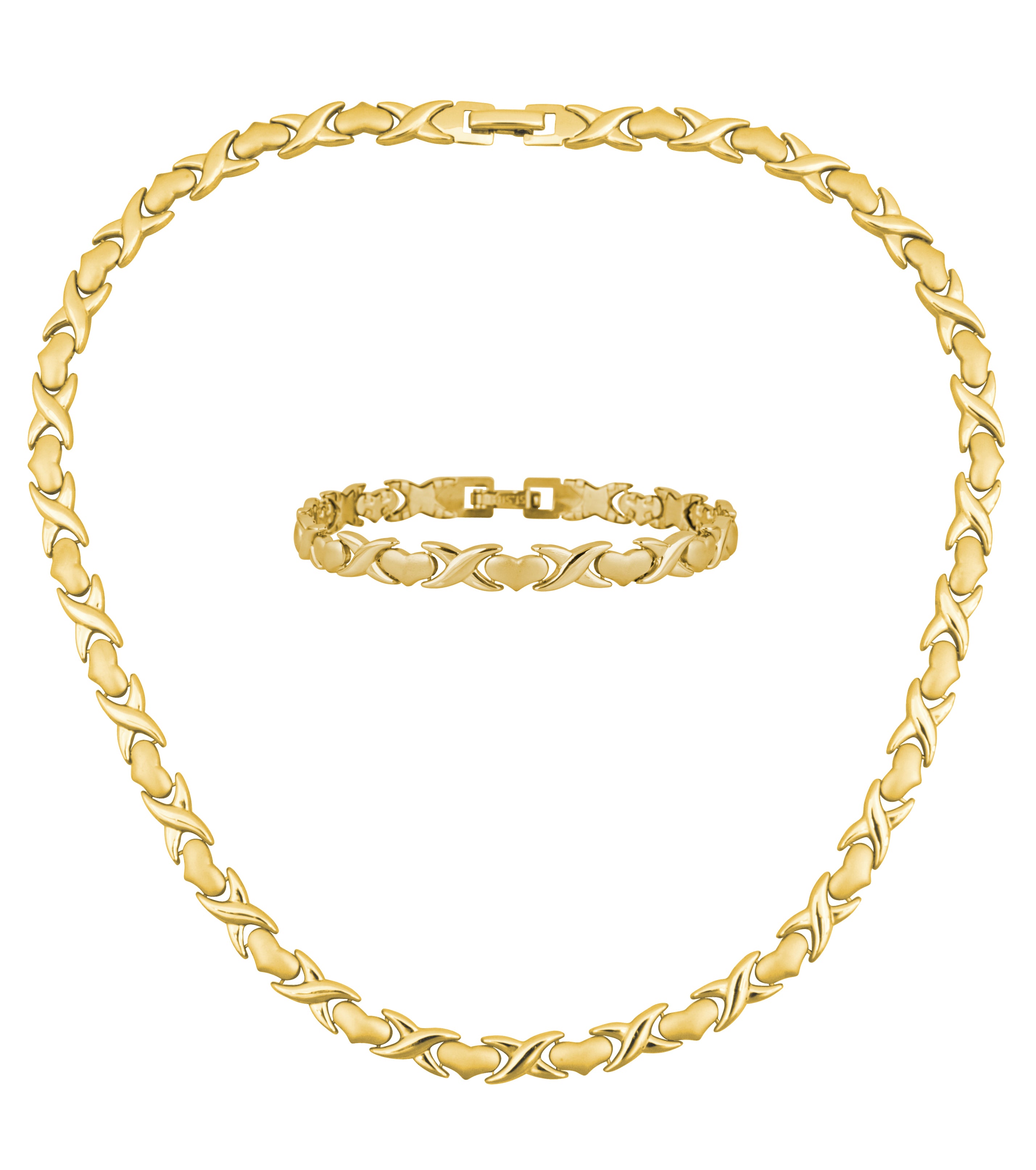 XOXO Heart Jewelry Gift Set Stainless Steel 3 Choices available