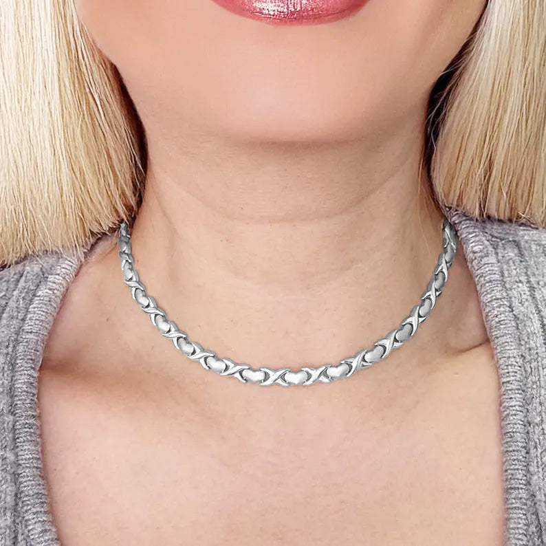 XOXO Heart Jewelry Gift Set Stainless Steel 3 Choices available