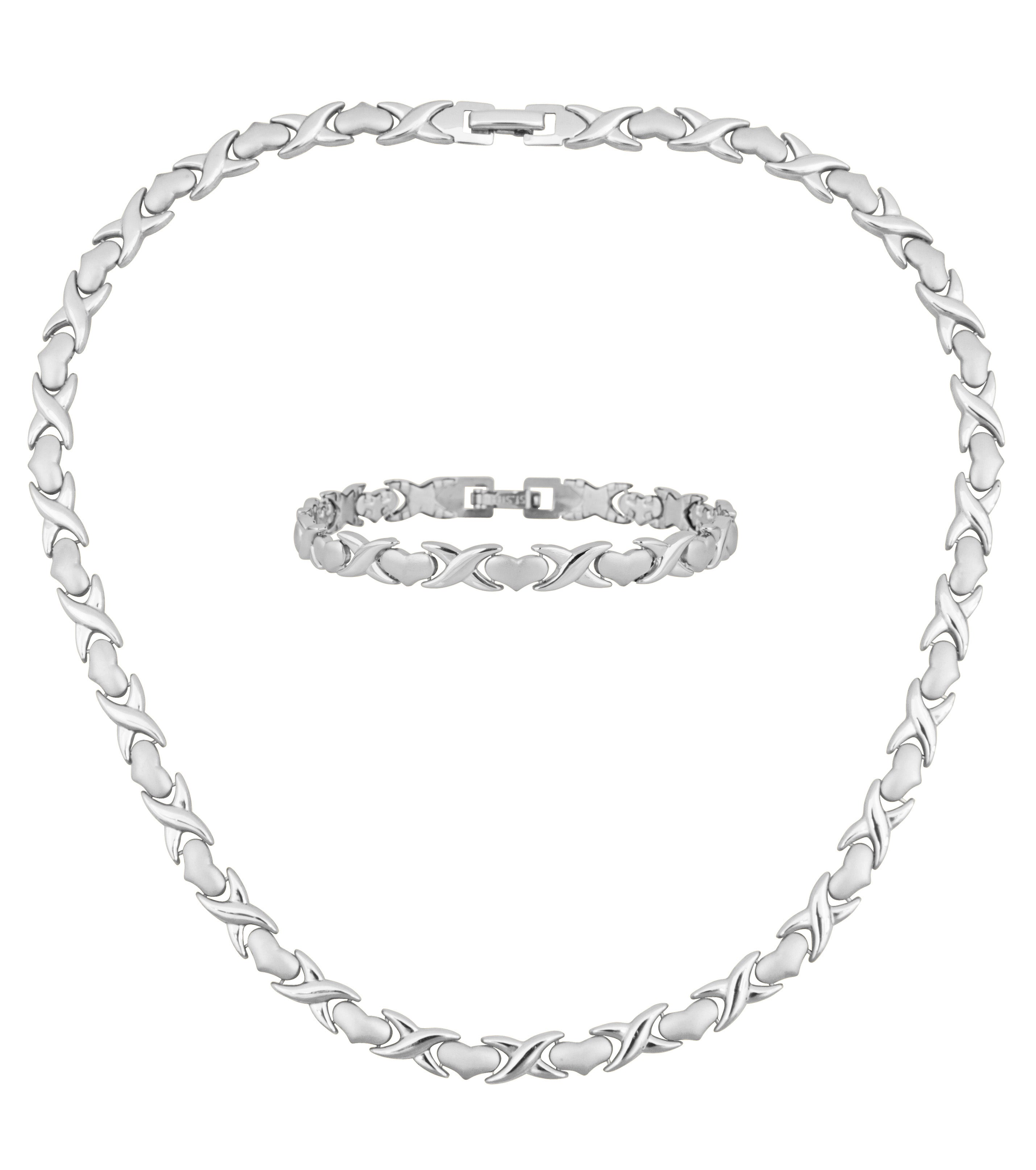 XOXO Heart Jewelry Gift Set Stainless Steel 3 Choices available