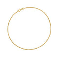 <p>10k yellow gold rope anklet with a length of 10inches and 1.25mm in width. for any female and male adults and teens. beautifully crafted, well made, nickel free as well as hypoallergenic. please see picture for detailed look. please note all our picture are enlarge for details. all our items comes with a gift box very convenient to give as a gift. your satisfaction is important to us. 30days return for full refund or exchange. thank you for shopping.â </p> sterling silver 925 - product image