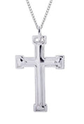 <style type="text/css"><!--td {border: 1px solid #cccccc;}br {mso-data-placement:same-cell;}--></style>
<center>
<span data-sheets-root="1">introducing our exquisite .925 sterling silver large men's cross necklace, a timeless piece designed to make a statement. the necklace features a stunning cross pendant that measures 48mm in length (excluding the bale) and 30mm in width, offering a bold and refined look. the 24-inch chain ensures a perfect drape, making this necklace a versatile addition to any wardrobe