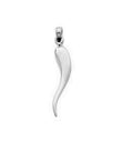 <style type="text/css"><!--td {border: 1px solid #cccccc;}br {mso-data-placement:same-cell;}--></style>
<center>
<span data-sheets-root="1"> introducing our 14k real white gold italian horn charm pendant, a striking piece that combines elegance and good fortune. measuring 35mm in length, this 3d horn charm is crafted from high-quality 14k white gold, showcasing intricate italian craftsmanship. the detailed design and polished finish make this pendant a standout accessory, perfect for those who appreciate bo