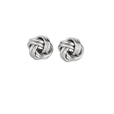 Sterling Silver Love Knot Earrings Loveknot Earrings 13.5mm