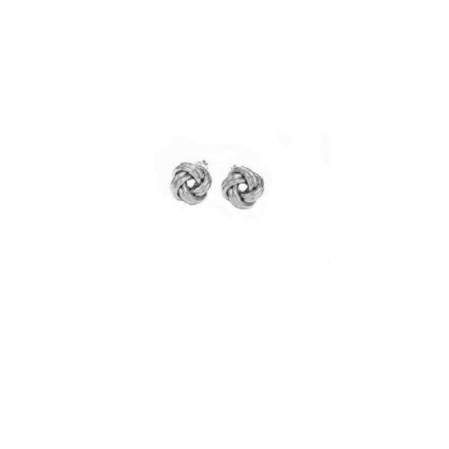 Sterling Silver Love Knot Earrings Loveknot Earrings 13.5mm