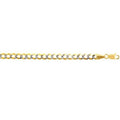 <center><center>
<p>iscover timeless elegance with the ritastephens luxurious .925 sterling silver gold overlay curb chain necklace. crafted with precision, this exquisite necklace features a sturdy .925 sterling silver base, elegantly coated with a rich gold overlay. measuring 24 inches in length and 3.2mm in width, it offers a striking presence while maintaining a refined aesthetic. the lobster lock ensures both comfort and security, making it a practical choice for daily wear or special occasions.</p>
<p