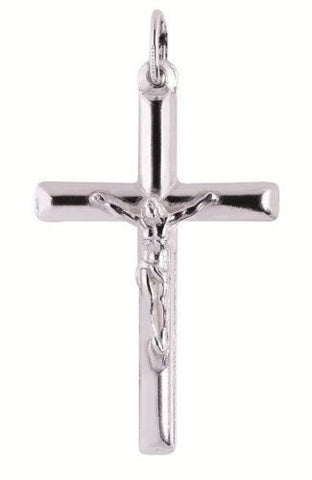 Sterling Silver Crucifix Cross Charm Religious Pendant