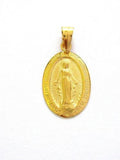 Miraculous Mary medal <center>
<span data-sheets-root="1"><span><strong>discover the beauty and spiritual significance of the 14k yellow gold virgin mary miraculous medal charm</strong><br></span><span><br>expertly craftedâ  genuine 14k yellow gold, this elegant charm is not only a stunning piece of jewelry but also a profound symbol of faith and devotion.<br><br></span><strong>design and symbolism:</strong><span><br><br></span><span><strong>front detail:</strong> </span><span>the front of the medal feature