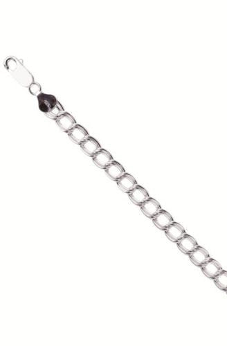 Ritastephens Sterling Silver Charm Link Bracelet 8 Inches – Elegant Jewelry on Sale Now for a Limited Time, Perfect