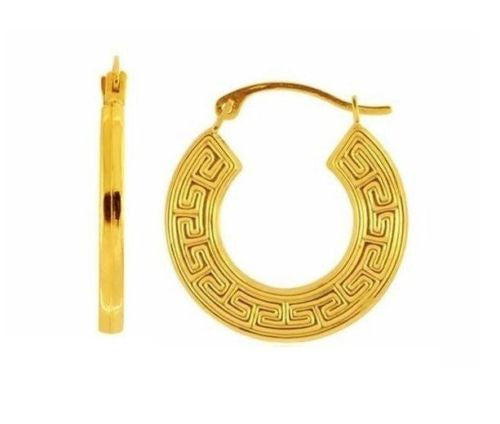 <style type="text/css"><!--td {border: 1px solid #cccccc;}br {mso-data-placement:same-cell;}--></style>
<p><span data-sheets-root="1">discover timeless elegance with these 14k real yellow gold greek key hoop earrings. masterfully crafted from premium quality 14k yellow gold, these hoops feature a classic greek key pattern that exudes sophistication and style. the intricate design merges a touch of ancient artistry with modern fashion, creating a piece that is both elegant and fashionable.<br><br>perfect for