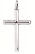 <center>real sterling silverâ cross charm pendant.â â 
<br>â â 
<br>finely detailed and beautifully created.â  
<br>
size: â â 2" inch
<br> 30-day money back guarantee <br> all items come with gift box <br>properly marked and stamped <br> pictures enlarged to show details. 
</center> sterling silver 925 - product image