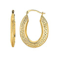 <style type="text/css"><!--td {border: 1px solid #cccccc;}br {mso-data-placement:same-cell;}--></style>
<p><span data-sheets-root="1">elevate your accessory collection with our 10k yellow gold oval textured hoops. these elegant 26mm gold hoop earrings showcase a classic oval shape with a distinctive textured finish, offering both timeless appeal and modern sophistication.<br><br>crafted from genuine 10k yellow gold, these gold hoop earrings make a bold statement with their large gold hoops and chic design. 