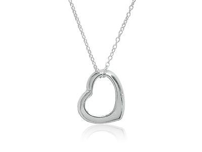 <style type="text/css"><!--td {border: 1px solid #cccccc;}br {mso-data-placement:same-cell;}--></style>
<center>
<span data-sheets-root="1">embrace a symbol of love and elegance with the .925 sterling silver floating open heart pendant necklace. this charming piece features a beautifully designed open heart pendant, crafted from high-quality sterling silver. measuring 15.5mm in length and 14.5mm in width, the pendant is both delicate and durable, weighing 3.1 grams. the 18-inch chain ensures a perfect fit, 
