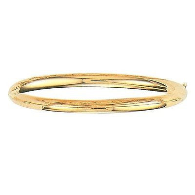 10K Solid Yellow Gold Shiny Bangle Bracelet 7 Ritastephens 10K Solid Yellow Gold Shiny Bangle Bracelet – Elegant 7 Design with a Lustrous Finish, High-Quality Solid Gold Jewelry, Perfect for Everyday Wear or Special Occasions
