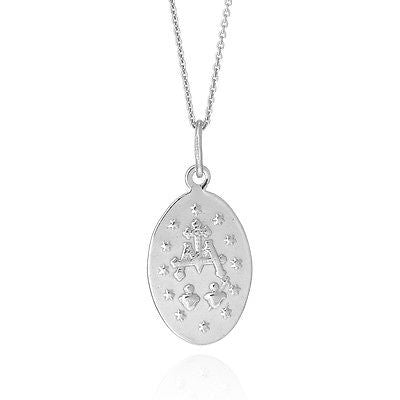 .925 Sterling Silver Miraculous Medal Oval Virgin Mary Charm Pendant 18" Small