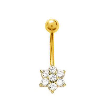 <style type="text/css"><!--td {border: 1px solid #cccccc;}br {mso-data-placement:same-cell;}--></style>
<p><span data-sheets-root="1"> 14k real yellow gold flower design belly button navel ring with cubic zirconia – elegant 14 gauge body jewelry with sparkling cz for a chic and sophisticated lookelevate your body jewelry collection with this exquisite 14k real yellow gold belly button ring. featuring a charming flower design adorned with sparkling cubic zirconia, this elegant piece combines classic beauty w