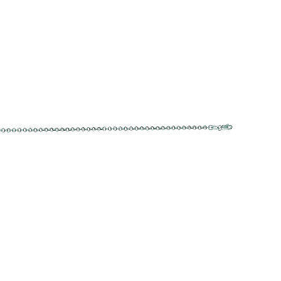 Ritastephens 14K Solid White Gold Rolo Chain Bracelet – Elegant 7-Inch 2.3mm Bracelet with Classic Rolo Links for Timeless Sophistication