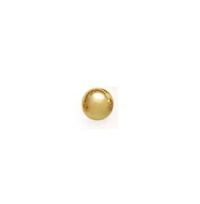14k Real Yellow Gold Eyebrow Replacement Ball Screw 3mm Body Jewelry