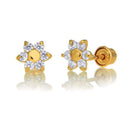 <style type="text/css"><!--td {border: 1px solid #cccccc;}br {mso-data-placement:same-cell;}--></style>
<p><span data-sheets-root="1">rita stephens 14k yellow gold small baby flower cz screw back earrings – elegant tiny floral studs, classic 14k gold design, secure screw back closure<br><br>introducing the rita stephens 14k yellow gold small baby flower cz screw back earrings, where classic elegance meets delicate charm. these exquisite earrings are crafted from 14k yellow gold, ensuring both timeless beaut