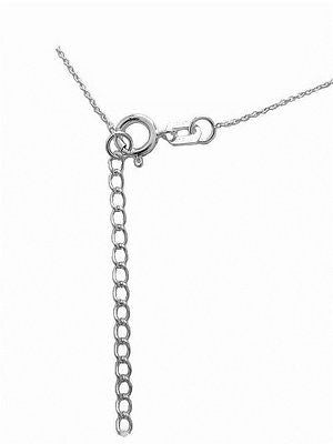 14K Solid White Gold Cable Chain Baby Childrens Necklace Adjustable 13"-15"