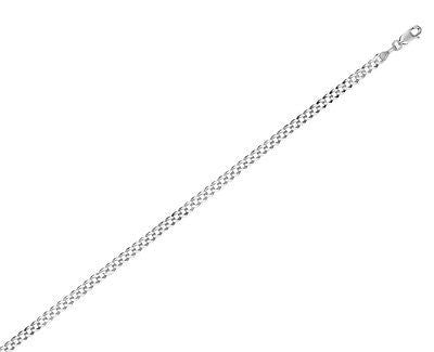 Sterling Silver Curb Chain Anklet 10" Ankle Bracelet 3mm