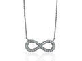 <style type="text/css"><!--td {border: 1px solid #cccccc;}br {mso-data-placement:same-cell;}--></style>
<center><center>
<span data-sheets-root="1">elegant infinity design: this sterling silver cz infinity necklace features a sleek, 9x23mm infinity symbol pendant, adorned with sparkling cubic zirconia. its timeless design represents eternal elegance and makes a beautiful addition to any jewelry collection.<br><br>adjustable comfort: the necklace includes an adjustable chain that ranges from 16 to 18 inches,