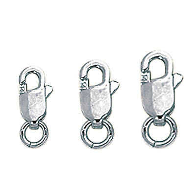 14K Solid White Gold Lobster Catch Lock Replacement