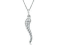 <center>
<span style="font-size: 0.875rem;">introducing the ritastephen sterling silver fluted italian horn charm necklace, a sophisticated piece that embodies elegance and meaningful symbolism. this exquisite necklace features a 37mm italian horn charm, crafted from high-quality sterling silver. the fluted design of the horn charm adds a unique texture and shine, making it a standout accessory that combines traditional craftsmanship with modern style.</span><br>
</center><center>
<span data-sheets-root="1"