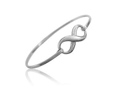 Ritastephens Sterling Silver Mariner Knot Designer-Inspired Nautical Bangle – 7 Inches, Elegant Maritime-Inspired Jewelry