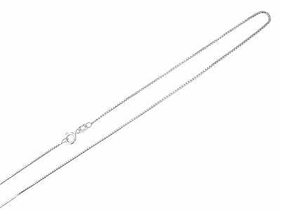 Sterling Silver Shiny Italian Mirror Box Chain 1mm 16" 18" 20"