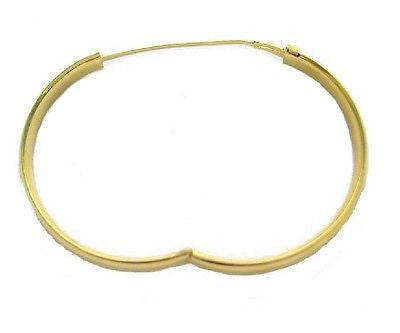 Ritastephens 14K Solid Yellow Gold Baby Bangle Bracelet – 5.5 Inches, Elegant and Timeless Gold Bracelet for Children