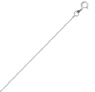 Ritastephens Sterling Silver Bead Link Anklet – Elegant 10-Inch Ankle Bracelet with 3mm Bead Links for a Refined and Stylish Look