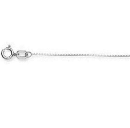 Ritastephens .925 Sterling Silver Box Chain Necklace for Kids - 14" Length, 1mm Width | Elegant & Lightweight Silver Jewelry for Children, Kid-Friendly Design, Classic & Durable