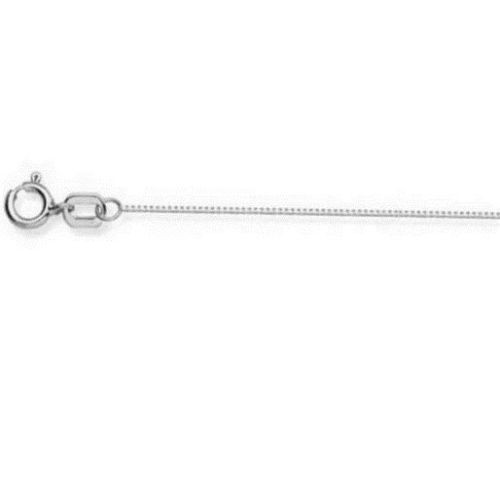 .925 Sterling Silver Box Chain Kids Baby Children Necklace 14" 1mm