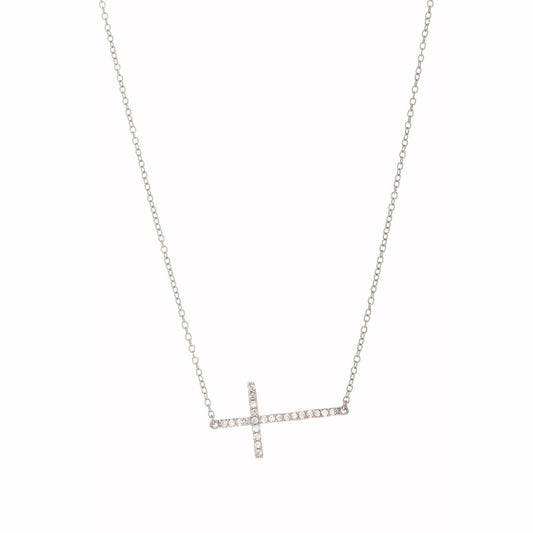 Ritastephens Stylish Sterling Silver Large Mariner Cross Anchor Charm Necklace - Radiant Design Available in 20 or 24-Inch Length!